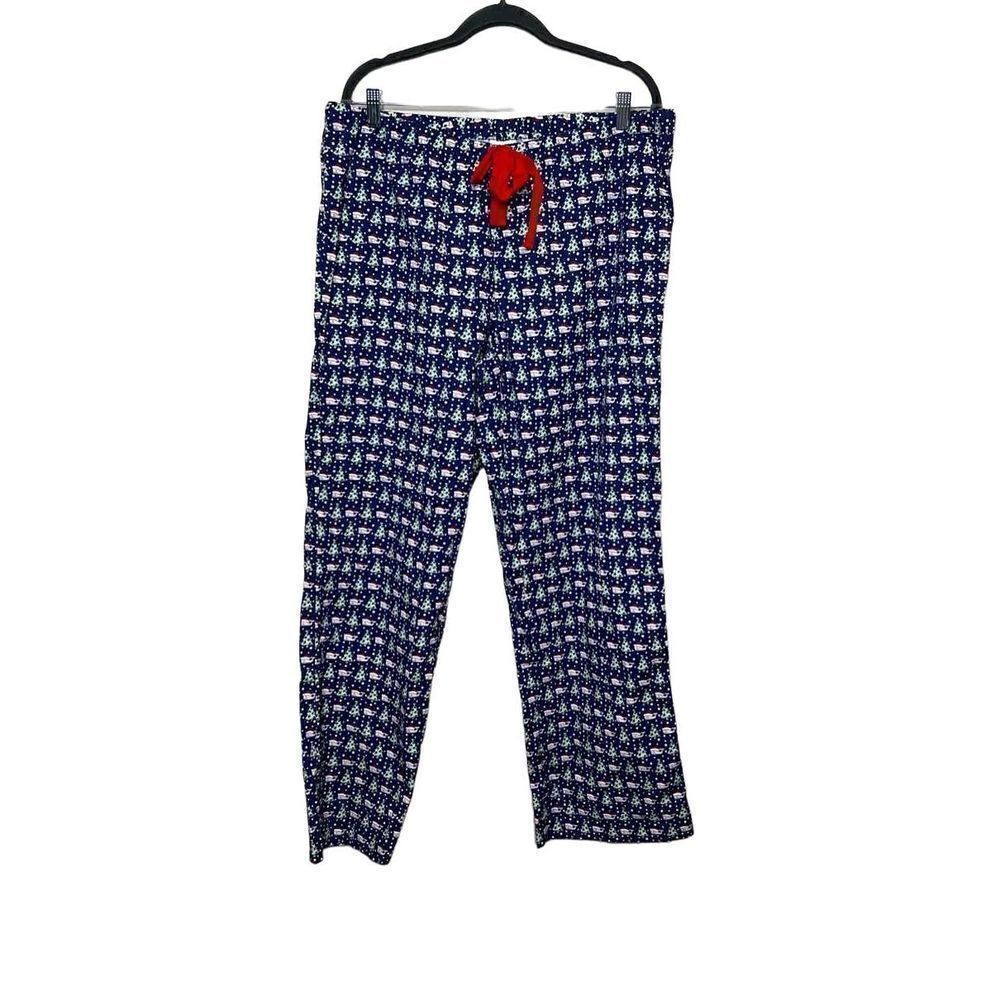Vineyard Vines NWT Santa whale and tree Christmas lounge pants size L
